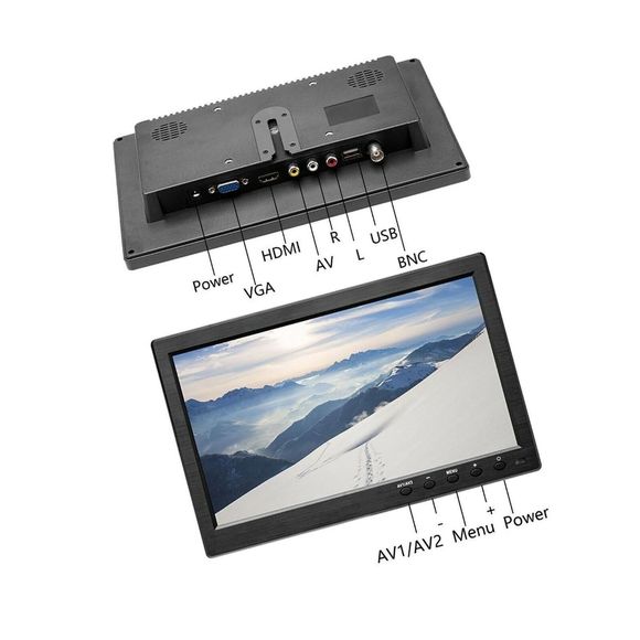 Thinlerain TFT-LCD 10.1 Hd Monitor For Mini Tv&Car Video Player&Computer Display - Picture 7 of 8